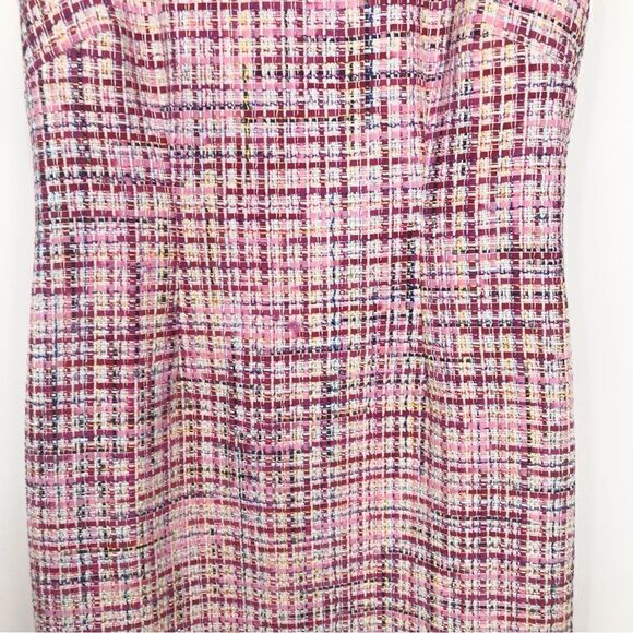 RSVP by Talbots Multicolored Ribbon Tweed Sleeveless Sheath Dress NEW - Picture 8 of 14